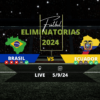 Pronóstico Brasil VS Ecuador